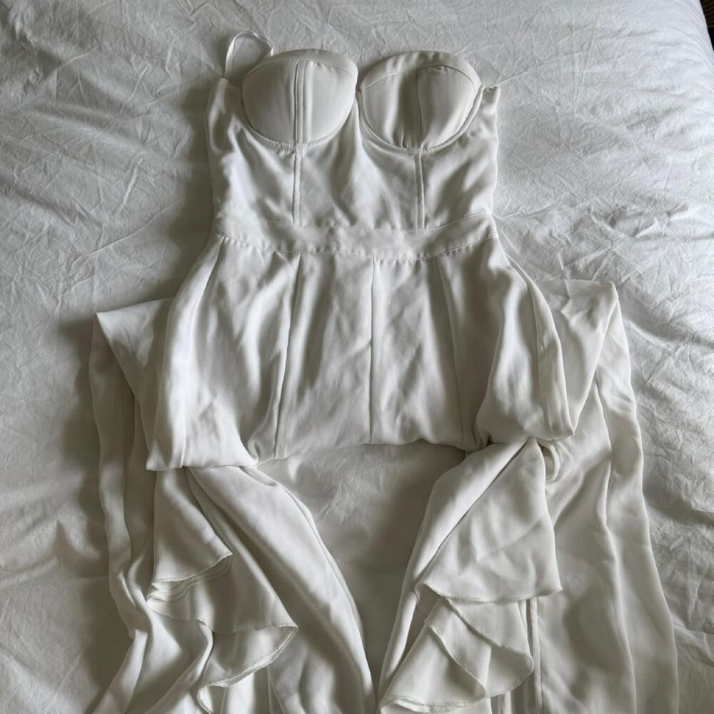 Bebe Women's White Jumpsuit